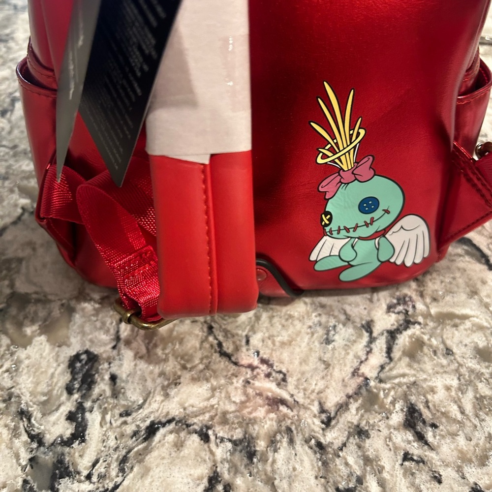 Loungefly Stitch Devil Mini Backpack - Picture 5 of 6